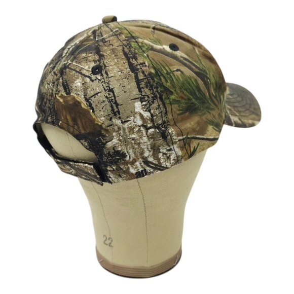 Realtree AP HD Camo Strapback Cap Trucker Hunting Hat American Pipe Supply NEW - Picture 13 of 14
